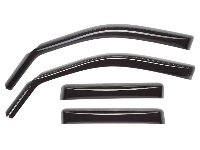 WeatherTech 82495 FrontandRear Side Window Deflectors Dark Smoke