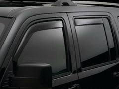 WeatherTech 82724 FrontandRear Side Window Deflectors Dark Smoke