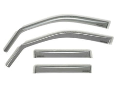 WeatherTech 82778 FrontandRear Side Window Deflectors Dark Smoke