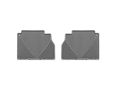 WeatherTech W140GR Rear Rubber Mats Grey