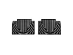 WeatherTech W185 Rear Rubber Mats Black
