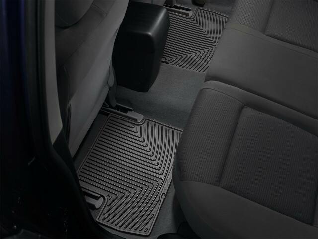 WeatherTech W205 Rear Rubber Mats Black