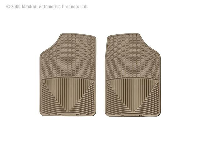 WeatherTech W2TN Front Rubber Mats Tan