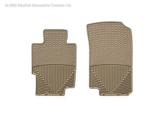 WeatherTech W58TN Front Rubber Mats Tan