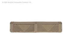 WeatherTech W60TN Rear Rubber Mats Tan
