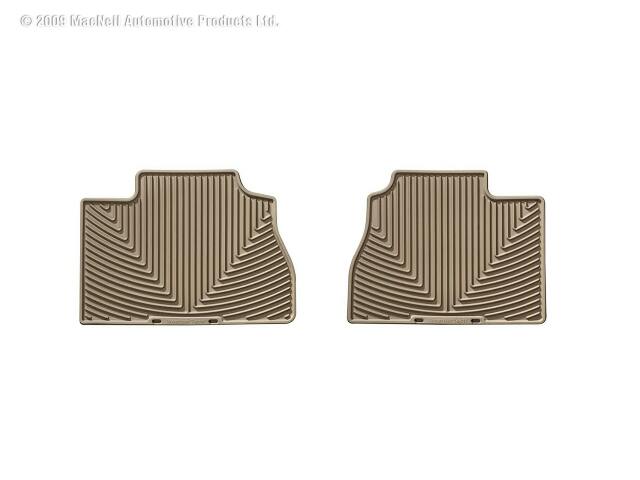 WeatherTech W70TN Rear Rubber Mats Tan