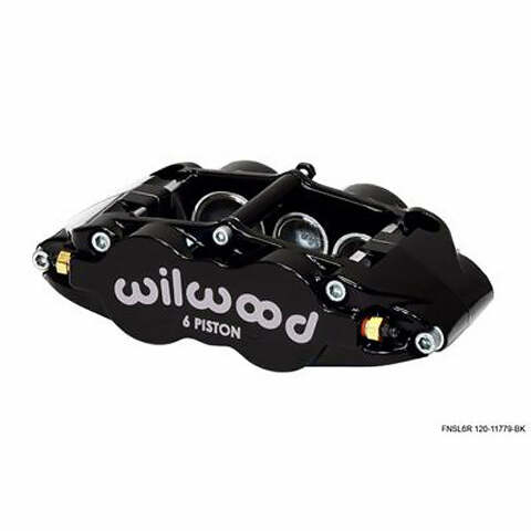 Wilwood Brakes CALIPER,FNSL6R,1.62/1.12/1.12,1.25 ROTOR 120-11778-BK