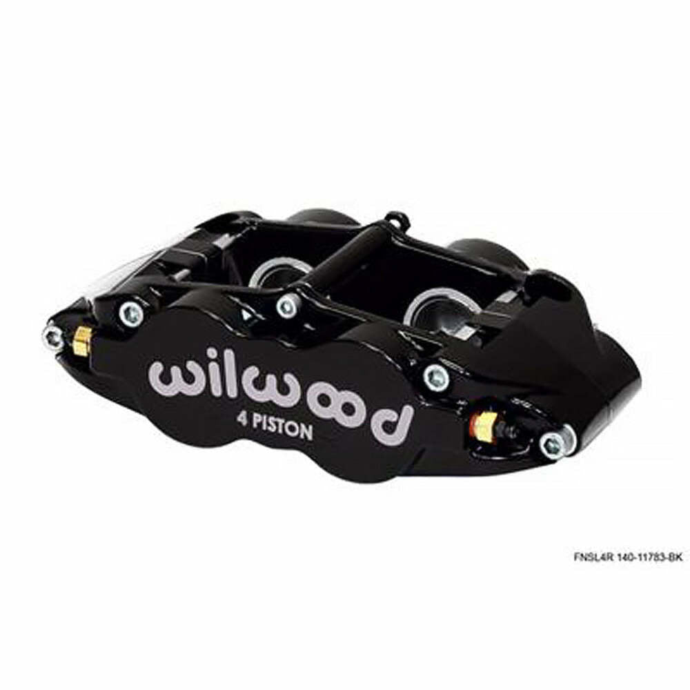 Wilwood Brakes CALIPER,FNSL4R,1.12,1.10 ROTOR,BLACK 120-11782-BK