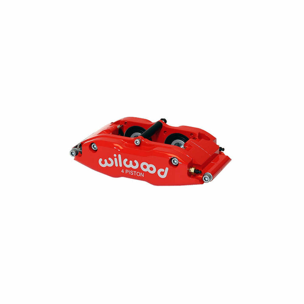 Wilwood Brakes CALIPER,BNSL4R,1.25,1.10 ROTOR,L/H,RED 120-8062-LRD
