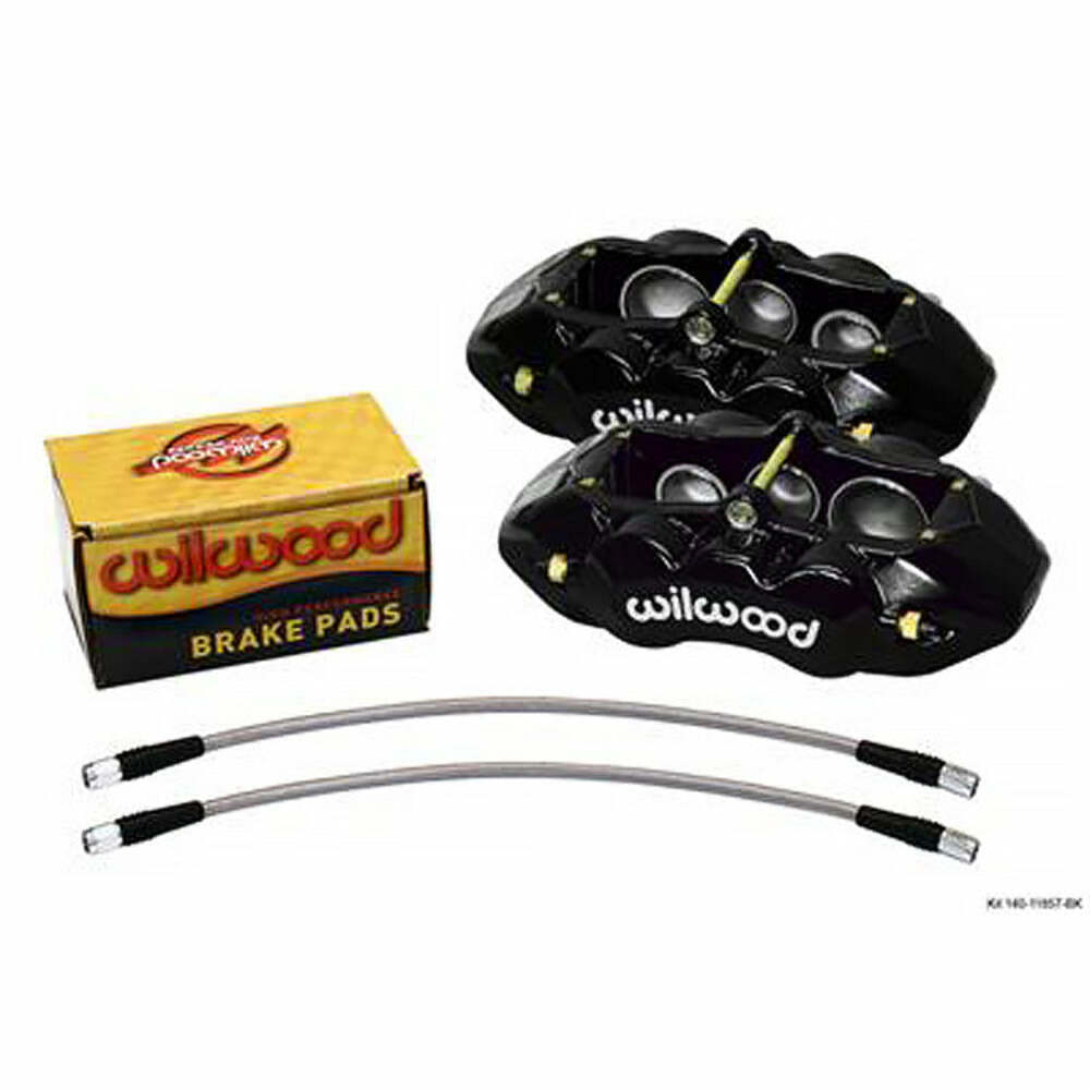 Wilwood Brakes KIT,FRONT,VETTE,65-82,D8-6,CALIPERS 140-11857-BK