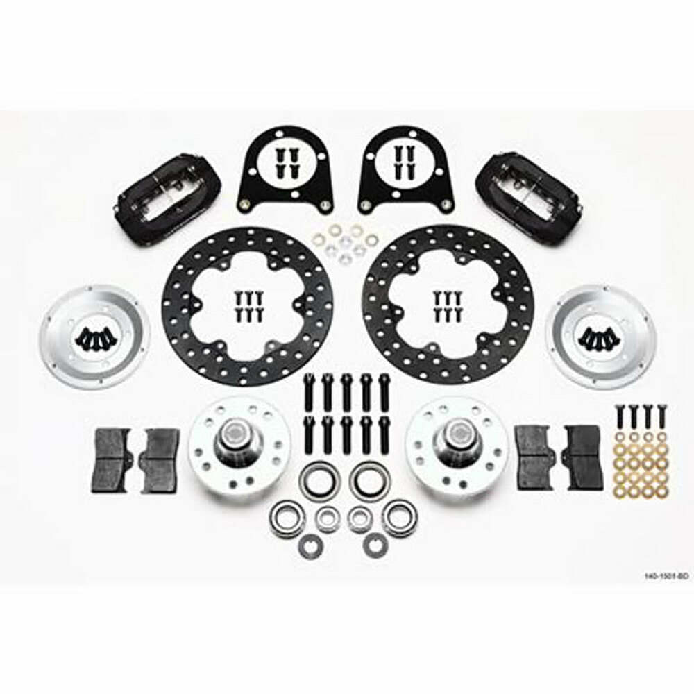Wilwood Brakes KIT,DRAG,FRONT,EARLY FORD,FORGED HUB 140-1501-BD