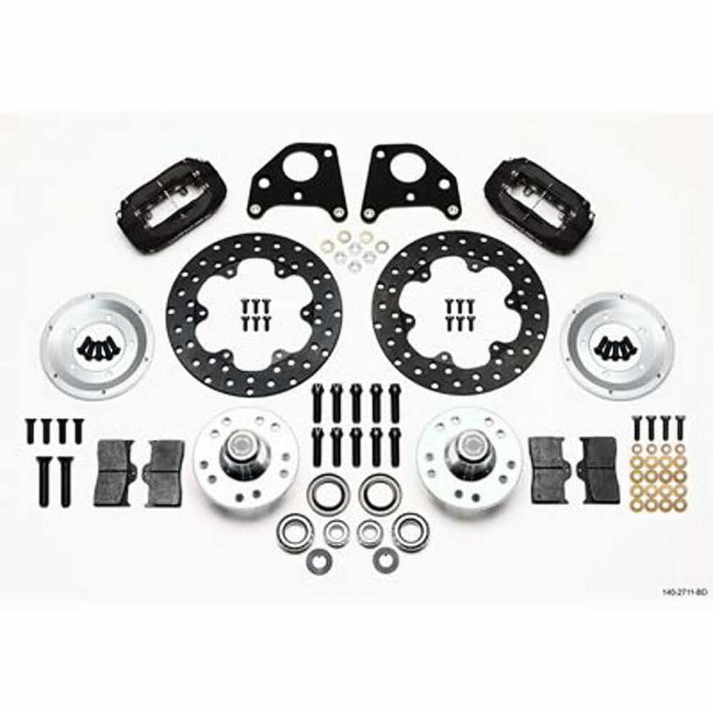 Wilwood Brakes KIT,DRAG,FRONT,CDP,B&E BODY 62-72,DRUM 140-2711-BD