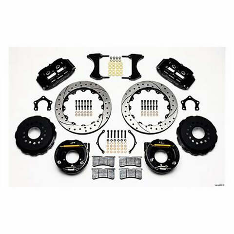 Wilwood Brakes KIT,REAR,MOPAR/DANA,GREEN/SNAP RING,2.36 140-9222-D
