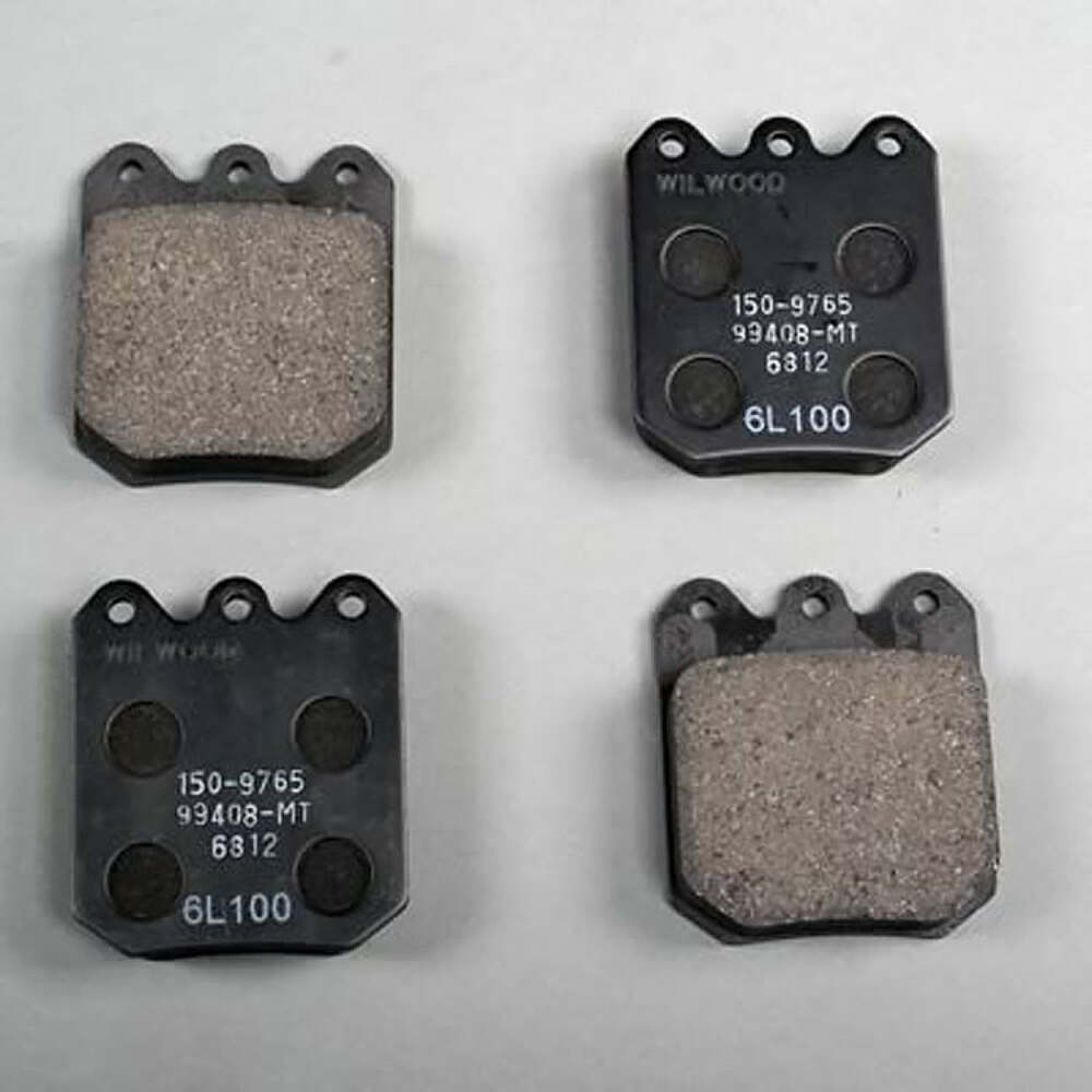 Wilwood Brakes PAD,6812-20,DPS/DLS,BLACK,.50 THK,3 HOLE 150-9765K