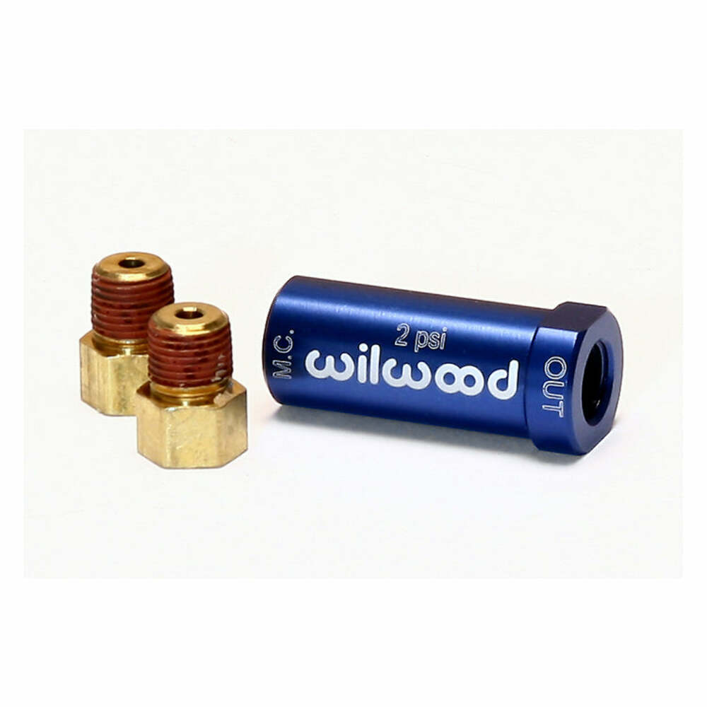 Wilwood Brakes KIT,RPV,2LB.,INLINE,BLUE W/FITTING 260-13783