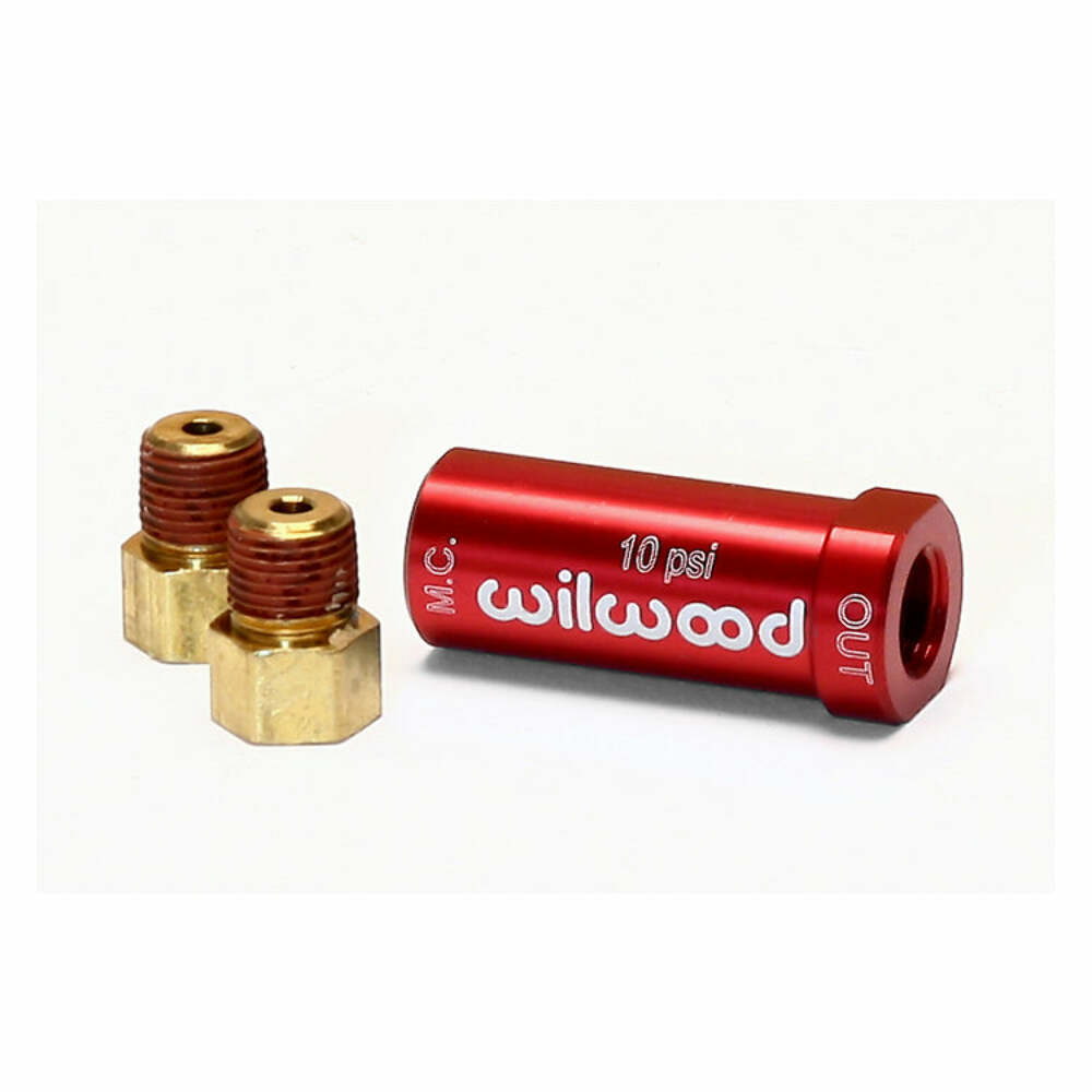 Wilwood Brakes KIT,RPV,10LB.,INLINE,RED W/FITTING 260-13784