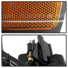 XTUNE POWER 5014313 Dodge Ram 1500 02 05 Dodge Ram 2500 3500 03 05 Amber Crystal Headlights Black