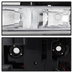 XTUNE POWER 5069559 94 98 Chevy C K C 10 1500 2500 3500 92 99 Tahoe 92 99 Suburban 94 98 Silverado 92 94 Blazer Full Size (Will Not Fit Seal Beam Headlights) Corner LED Bumper Headlights Chrome