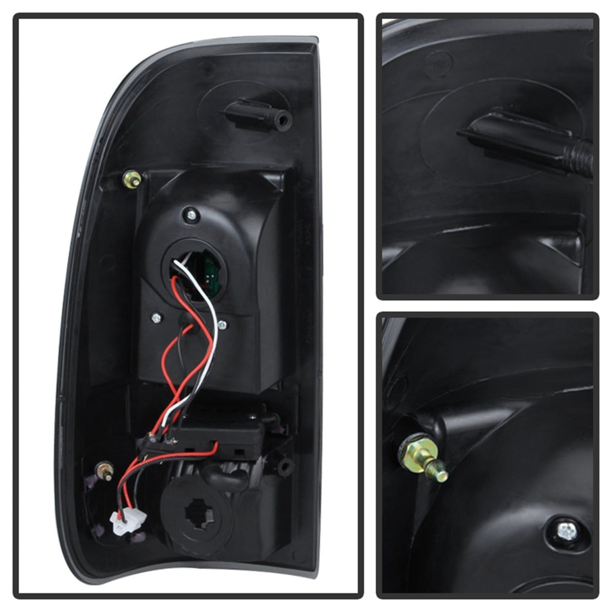 XTUNE POWER 9027680 Ford Super Duty F 250 F 350 F 450 08 16 LED Tail Lights Black