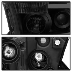 XTUNE POWER 9030413 Toyota Tundra 07 13 Toyota Sequoia 08 13 LED Light Bar Projector Headlights Black Smoked