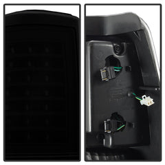 XTUNE POWER 9037641 Chevy Silverado 1500 2500HD 03 06 3500 04 06 (Not Fit Stepside) and 2007 Silverado Classic LED Tail Lights Black Smoked