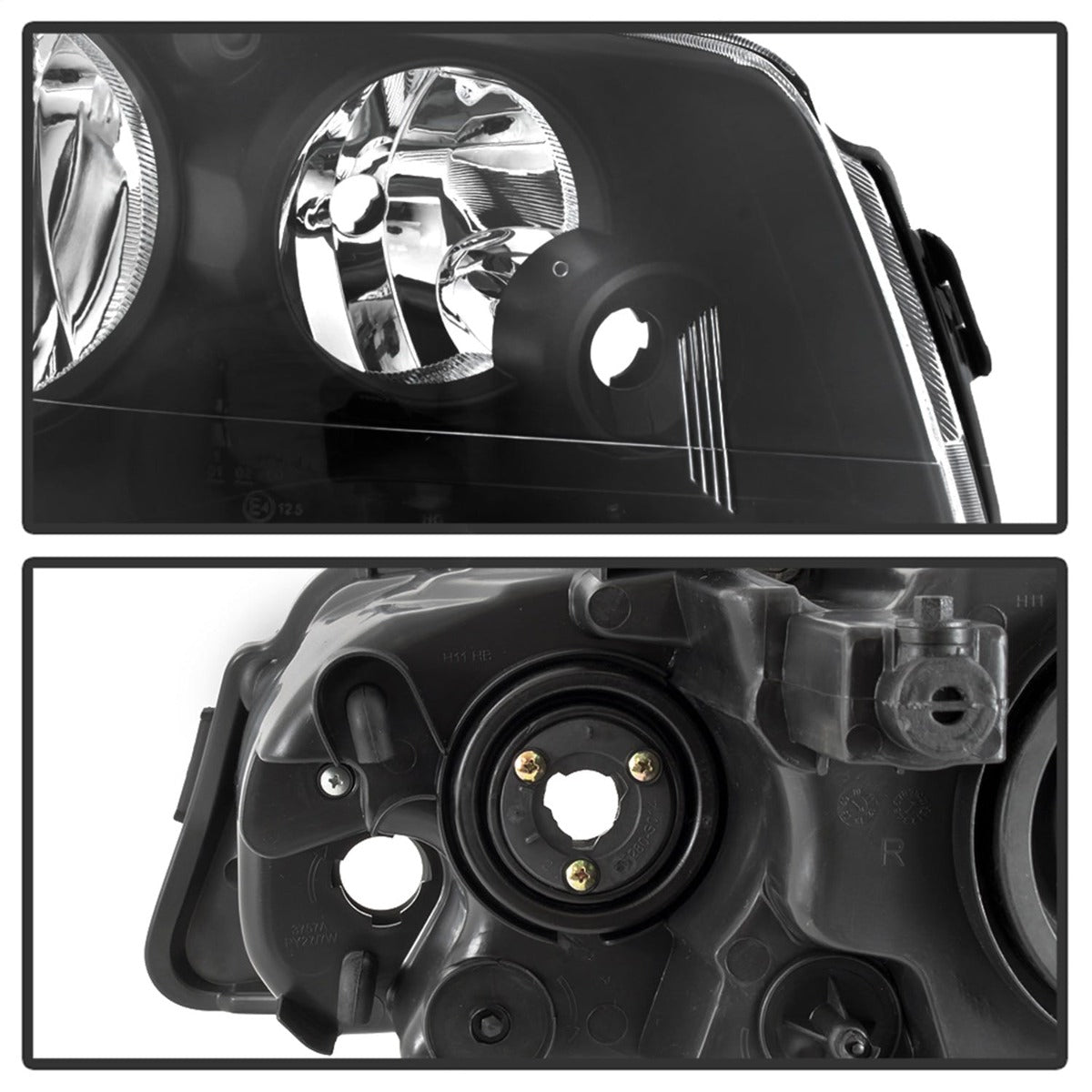 XTUNE POWER 9042492 Dodge Grand Caravan 11 17 Chrysler Town and Country 08 16 ( Does Not fit 09 10 Models with Automatic Dimming Headlights ) OEM Style Headlights Black