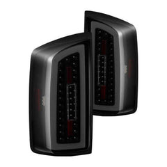 XTUNE POWER 9044007 Dodge Ram 07 08 1500 Ram 07 09 2500 3500 Light Bar LED Tail Lights Black Smoke
