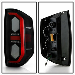 XTUNE POWER 9951466 Toyota Tundra 14 21 FULL LED Mirror 3D Tail Lights Black
