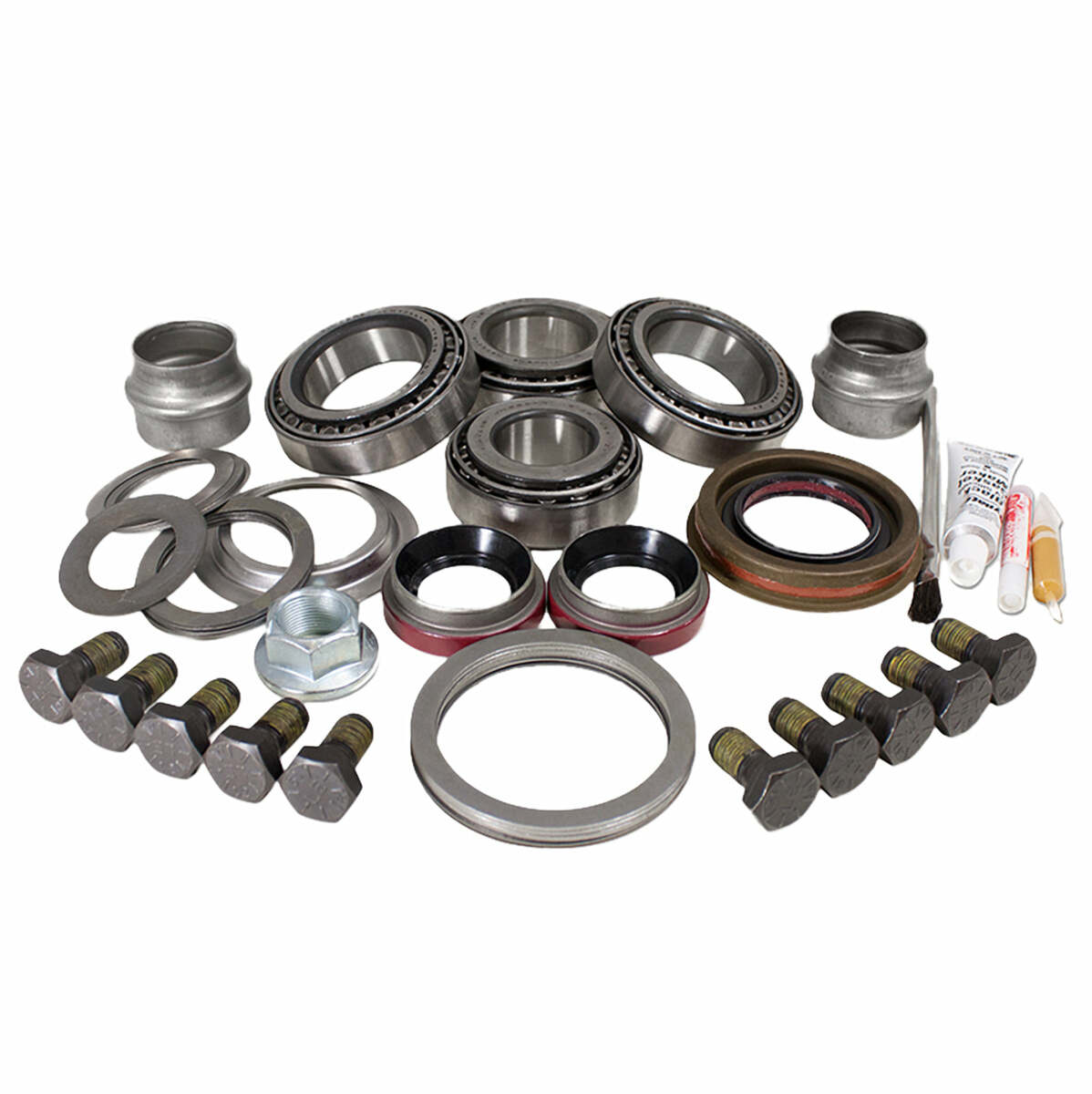 Yukon Gear 07-17 Jeep Wrangler (4WD) Axle Differential Bearing and Seal Kit - Front YKD44-JK-REV-RUB