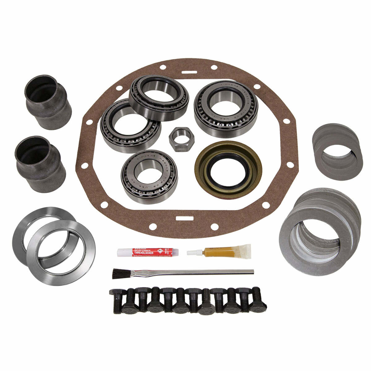 Yukon Gear Buick Chevrolet Pontiac Axle Differential Bearing and Seal Kit - Rear YKGM12P