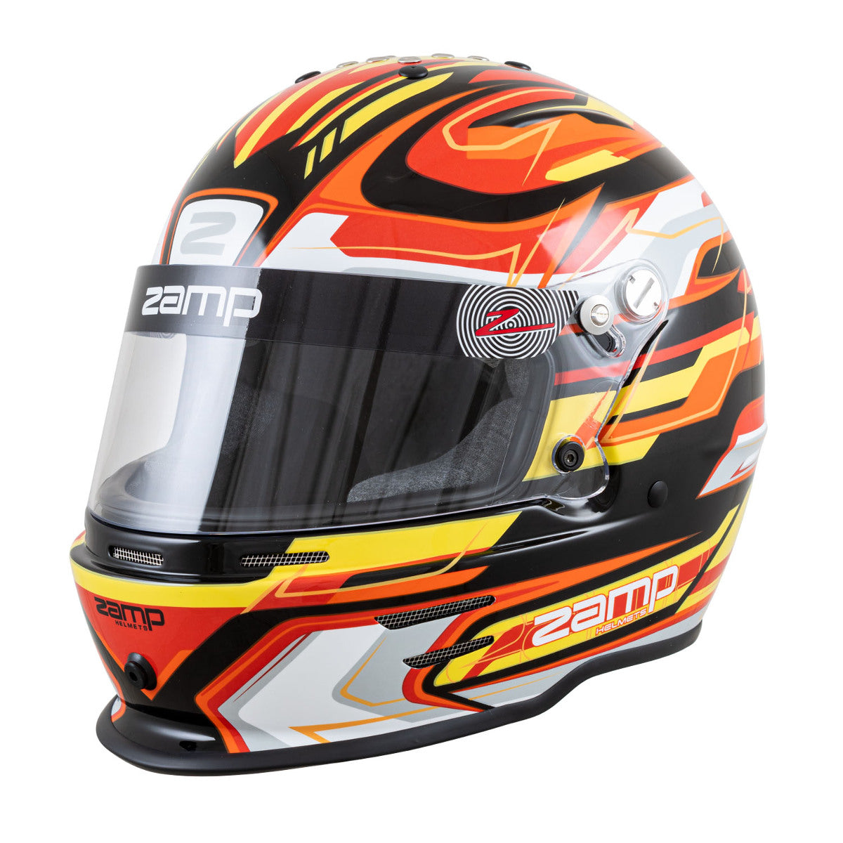 ZAMP Racing RZ-42Y Youth Snell CMR2016 Helmet Z21 Series Shield Blk/Red/Org 56cm H753C4256