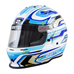ZAMP Racing RZ-42Y Youth Snell CMR2016 Helmet Z21 Series Shield White/Blu/Lt Blu 54cm H753C4454