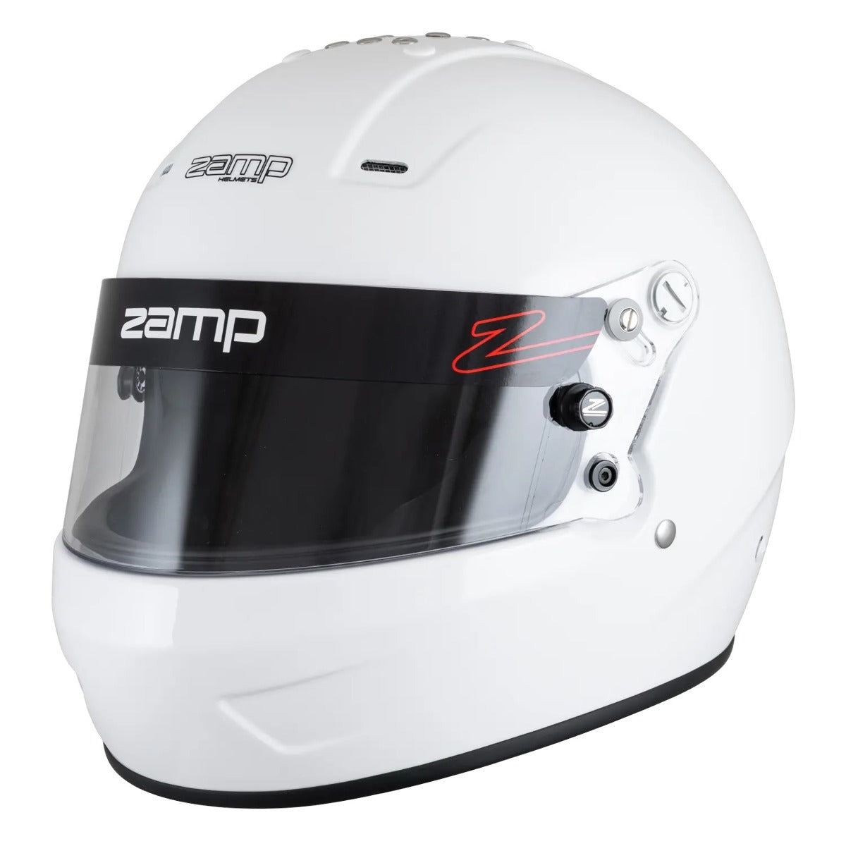 ZAMP Racing RZ-57 SNELL SA2025 Gloss White Large Z-20 Clear Shield H784001L