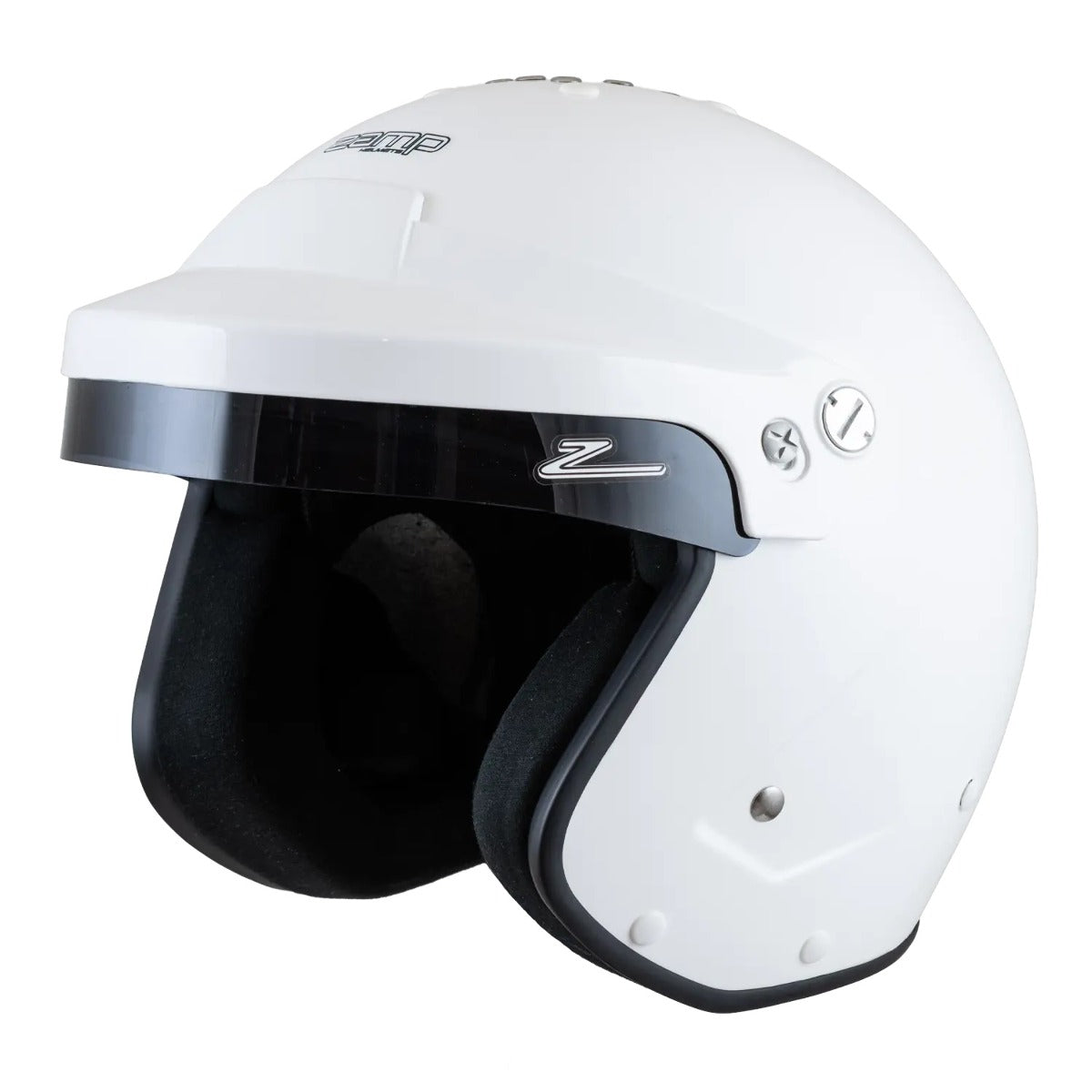 ZAMP Racing RZ-19S Snell SA2025 Gloss White Large Z-20 Series Gloss White Visor Series 32 Interior H789001L