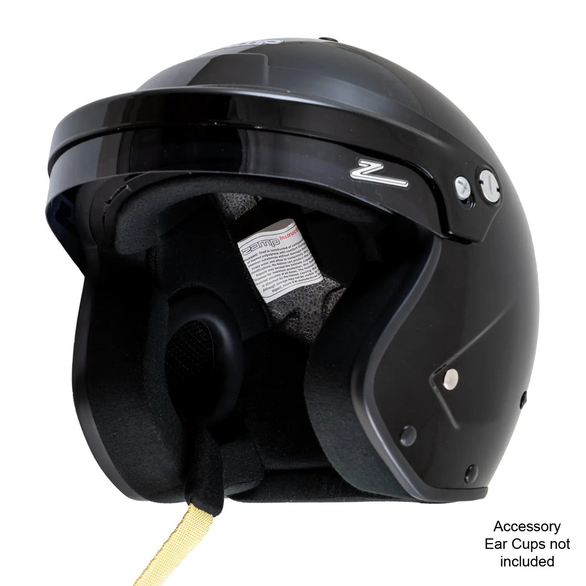 ZAMP Racing RZ-19S Snell SA2025 Gloss Black 2X-Large Z-20 Series Gloss Black Visor Series 32 Interior H7890032XL