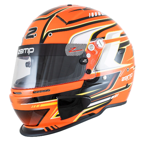 ZAMP Racing RZ-70S SNELL SA2025 Orange Graphic X-Small Z-20 Clear Shield Series 28 Interior H793C08XS