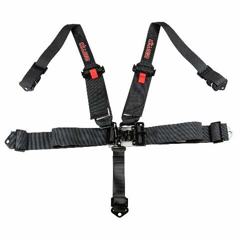 ZAMP Racing Seat Harness Black 3/2 Shoulder 3 5 Point SFI 16.1 HARN01S003