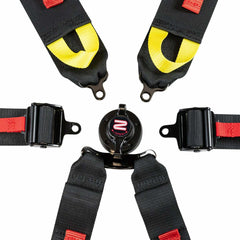 ZAMP Racing Seat Harness Black 3/2 Shoulder 3 6 Point FIA 8853-2016 HARN03F003