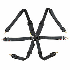 ZAMP Racing Seat Harness Black 3/2 Shoulder 3 6 Point FIA 8853-2016 HARN03F003