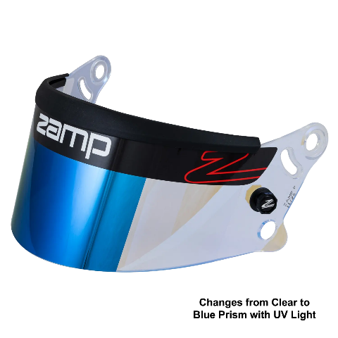 ZAMP Racing Z-20 Series Shield Anti Fog Photochromatic Blue Prism Dirt Shield HASZ20PTBPAFD