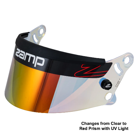ZAMP Racing Z-20 Series Shield Anti Fog Photochromatic Red Prism Dirt Shield HASZ20PTRPAFD