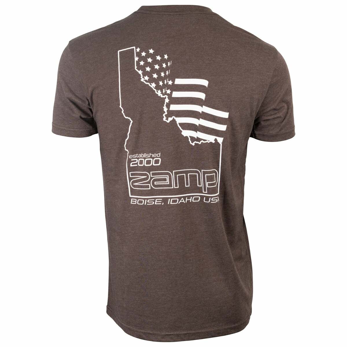 ZAMP Racing Est 2000 T-Shirt Espresso Small N003007S