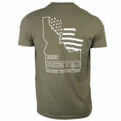 ZAMP Racing Est 2000 T-Shirt Green Small N003009S