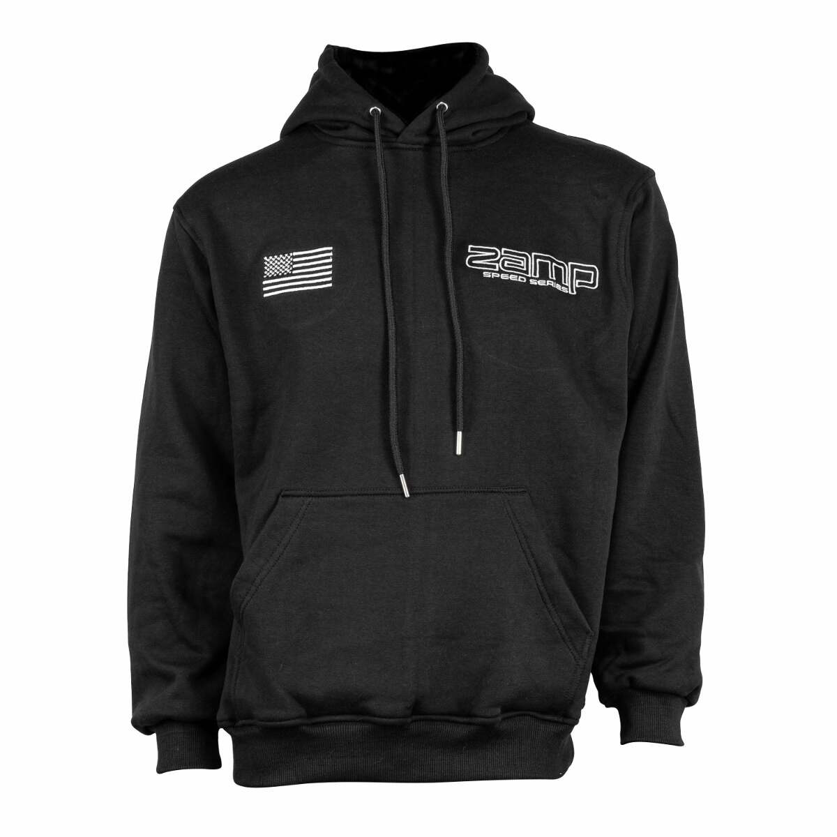 ZAMP Racing Hoodie Black Medium N006003M