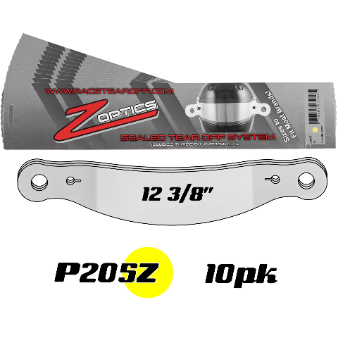 ZAMP Racing P205Z Sealed Tear Offs 12 3/8"  Qty 3 Sets of 8 Stack Per Package P205Z10