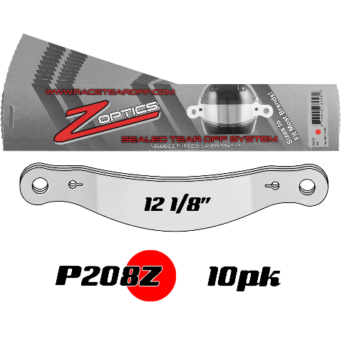ZAMP Racing P208Z Sealed Tear Offs 12 1/8"  Qty 3 Sets of 8 Stack Per Package P208Z10