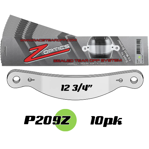 ZAMP Racing P209Z Sealed Tear Offs 12 3/4"  Qty 3 Sets of 8 Stack Per Package P209Z10