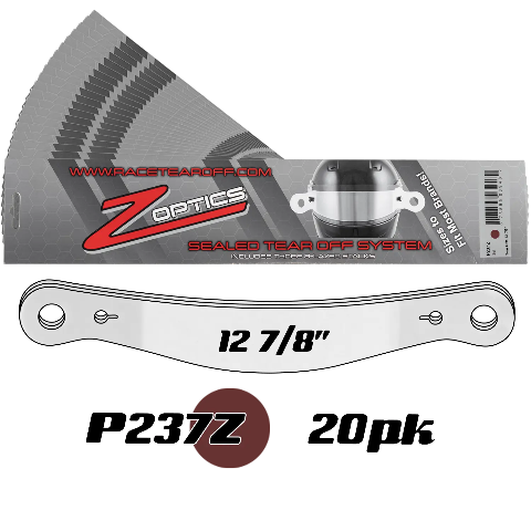 ZAMP Racing P237Z Sealed Tear Offs 12 7/8"  Qty 3 Sets of 8 Stack Per Package P237Z20