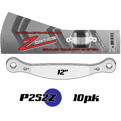 ZAMP Racing P252Z Sealed Tear Offs 12"  Qty 3 Sets of 8 Stack Per Package P252Z10