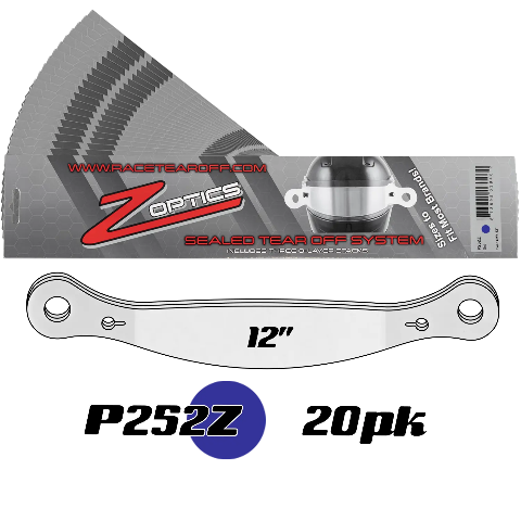 ZAMP Racing P252Z Sealed Tear Offs 12"  Qty 3 Sets of 8 Stack Per Package P252Z20